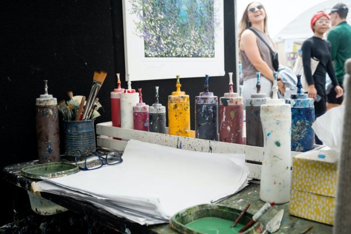Artists of all different backgrounds showcase their work at the East Lansing Art Festival