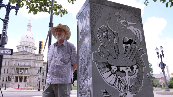 Downtown Lansing traffic light boxes become canvas for local artists